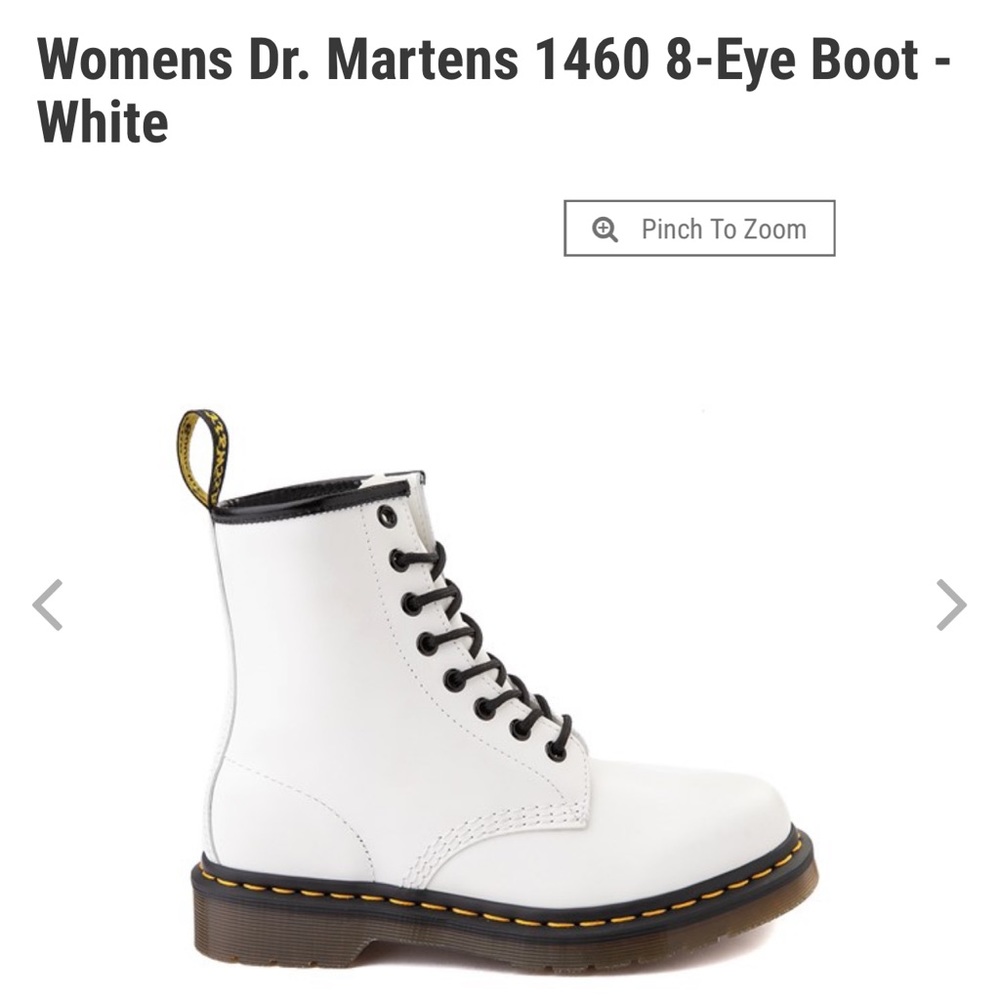 White Dr. Marten 1460 Boot (EU38)